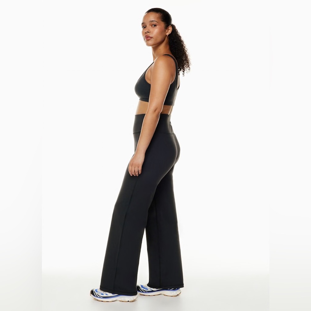 Aritzia Tna Atmosphere Wide Hi-Rise Legging | Deep Taupe - Picture 3 of 10